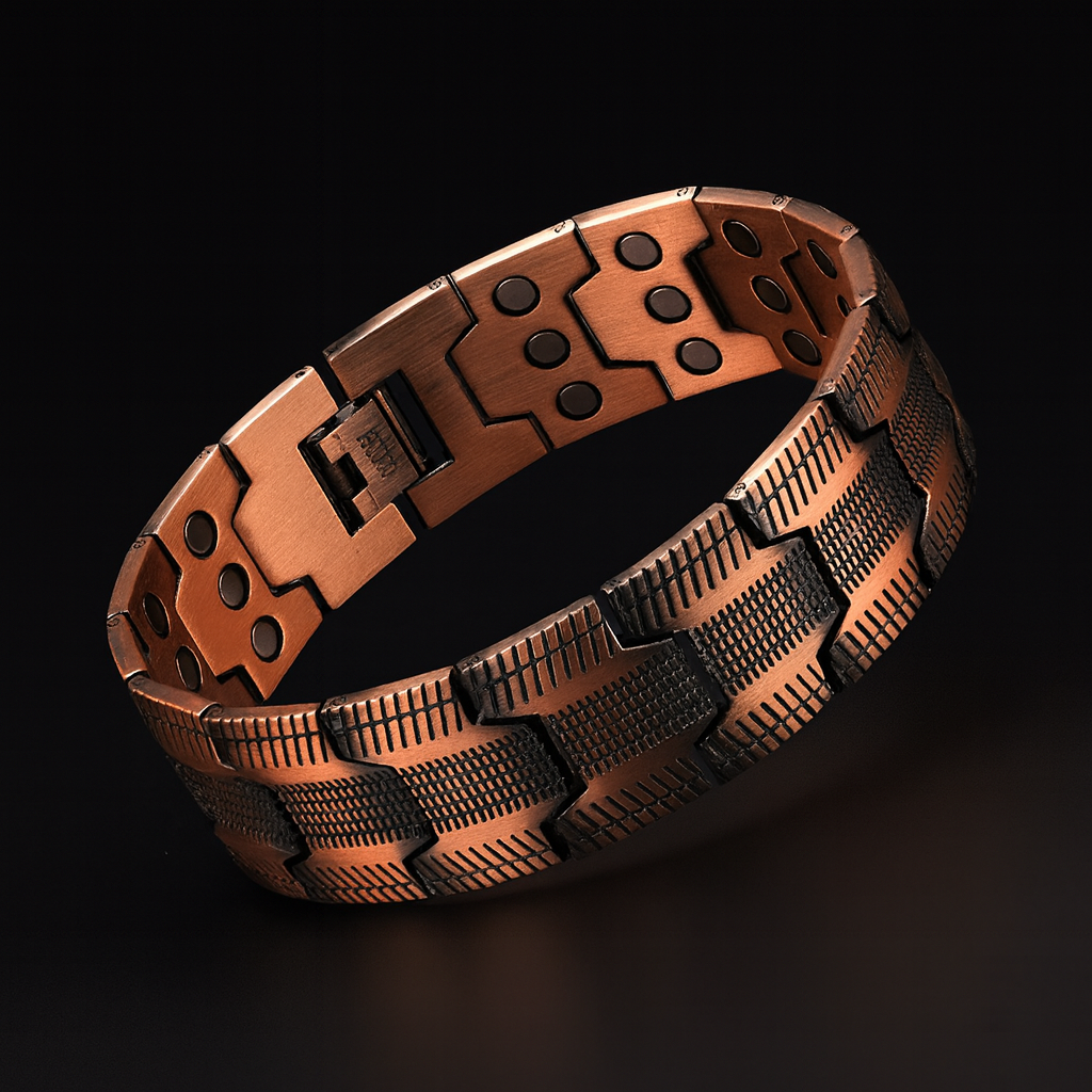 MAGNUMCUFF Ultra Strength Magnetic Copper Bracelet