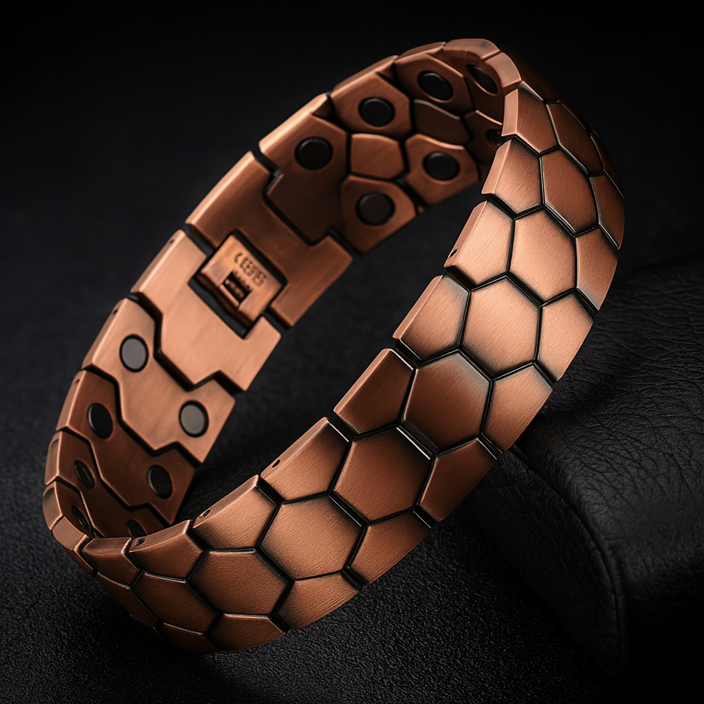 MAGNUMCUFF Ultra Strength Magnetic Copper Bracelet