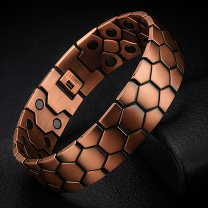 MAGNUMCUFF Ultra Strength Magnetic Copper Bracelet