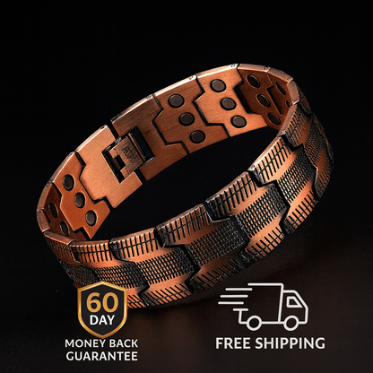 MAGNUMCUFF Ultra Strength Magnetic Copper Bracelet