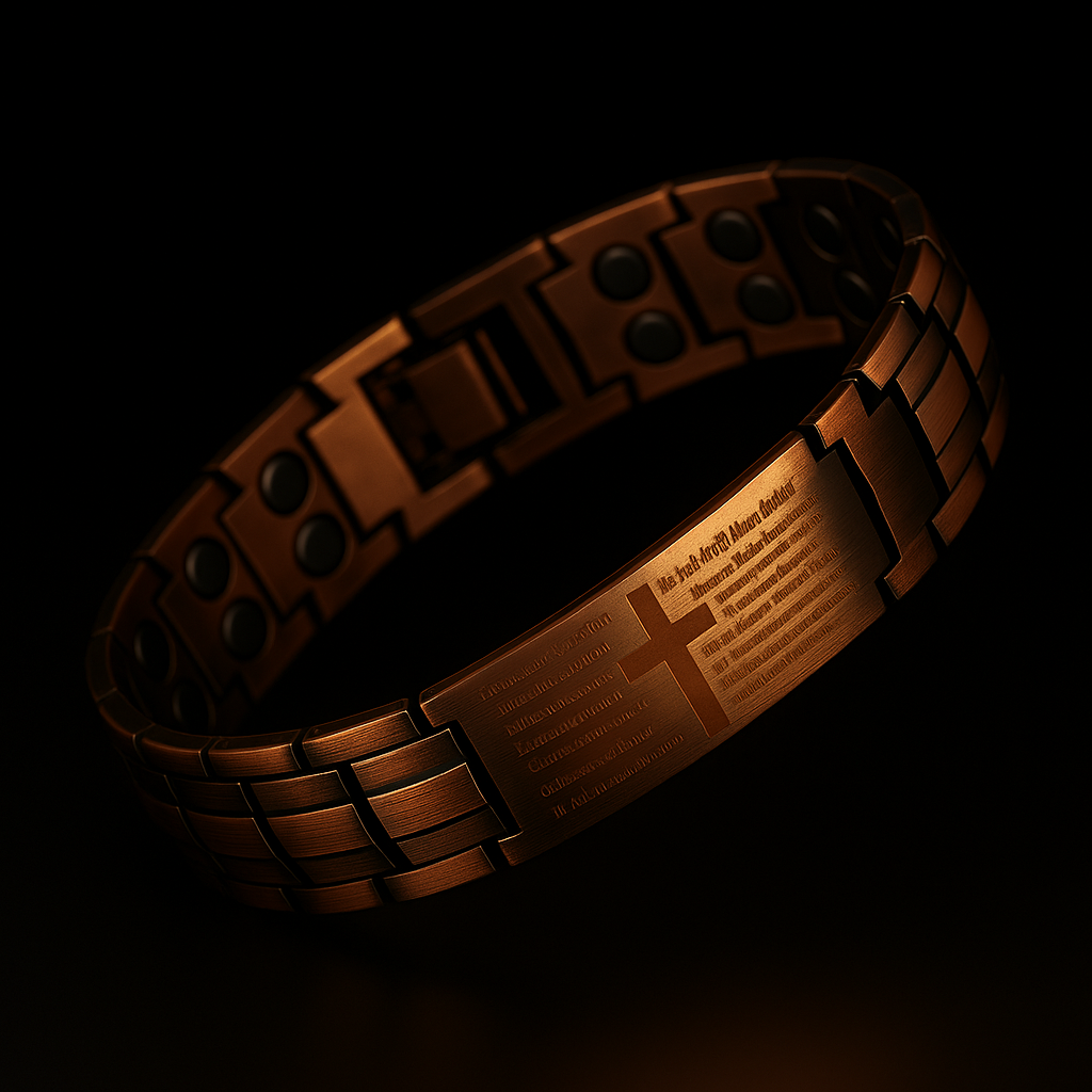 MAGNUMCUFF Ultra Strength Magnetic Copper Bracelet