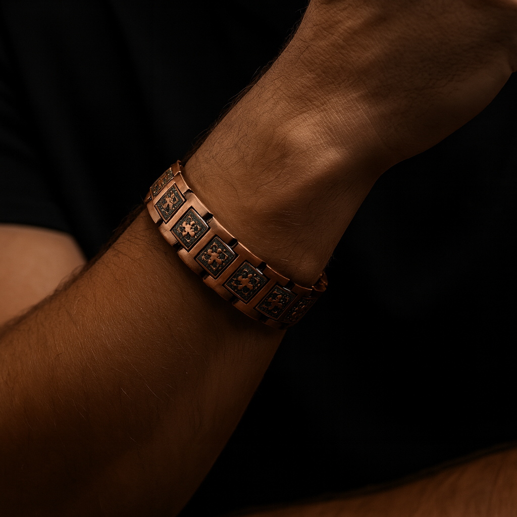 MAGNUMCUFF Ultra Strength Magnetic Copper Bracelet