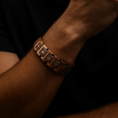 MAGNUMCUFF Ultra Strength Magnetic Copper Bracelet